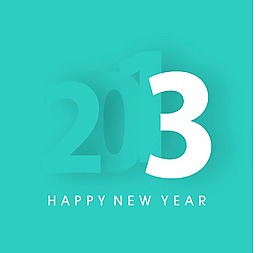2013新年快樂的程式化的背景