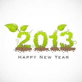 2013新年快樂(lè)的程式化的背景