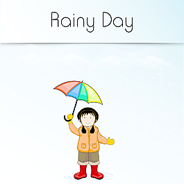 壞天氣季節(jié)概念有雨