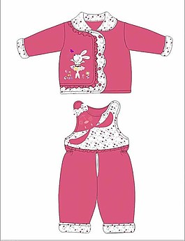 小孩服裝款式設(shè)計圖圖片