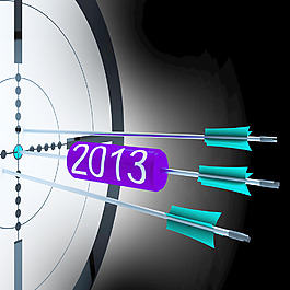 2013個目標顯示成功的未來增長