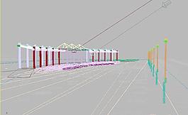 運河長廊3D模型