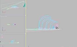 运河绿叶亭子3D模型