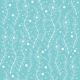 矢量無(wú)縫摘要手繪圖案