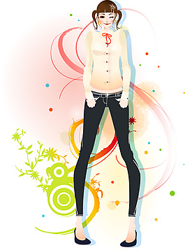 調皮美女