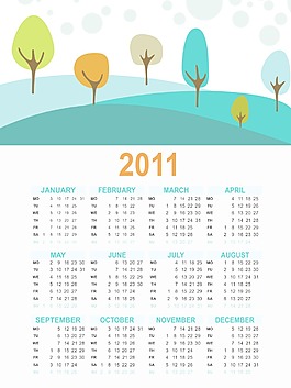 日歷的新年2011