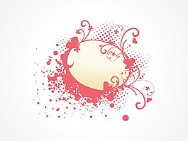 蹩腳的花卉幀插圖