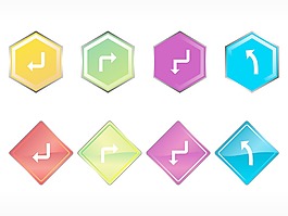設(shè)計(jì)師箭頭貼紙的方向