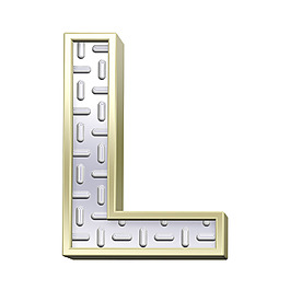 一封来自钢花纹板字符集