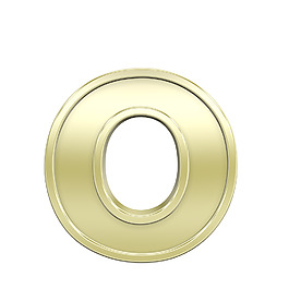 小寫字母從閃亮的金框字符集