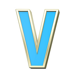 一封信來自綠松石與金亮幀字符集
