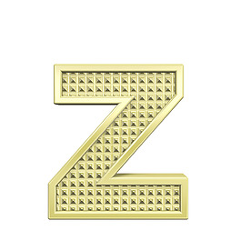 一個(gè)小寫字母的字符集滾花金