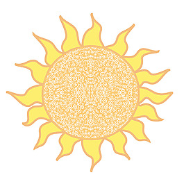 典型的太陽