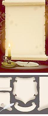 懷舊紙張矢量素材