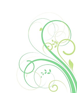 decorativer自然花卉元素