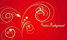absatract金色花假日的旗幟
