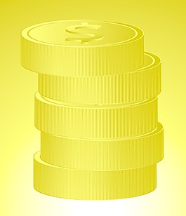 黃金的美元硬幣收藏