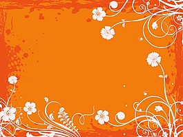 摘要背景美麗的花卉設(shè)計