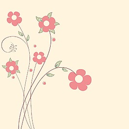 美麗的花卉背景