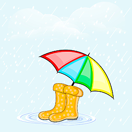 壞天氣季節(jié)概念有雨