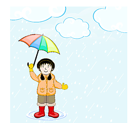 壞天氣季節(jié)概念有雨