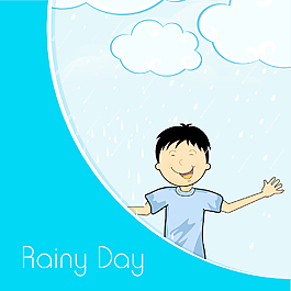 壞天氣季節(jié)概念有雨