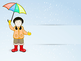 壞天氣季節(jié)概念有雨