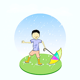 壞天氣季節(jié)概念有雨