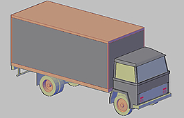 運貨汽車三維圖