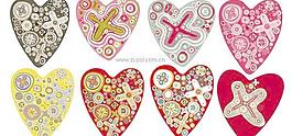 心形矢量素材多可愛的趨勢(shì)