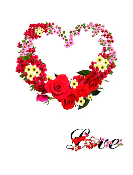 桃心 愛心 love 玫瑰花