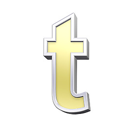 小寫(xiě)字母的字母組的金鉻框架