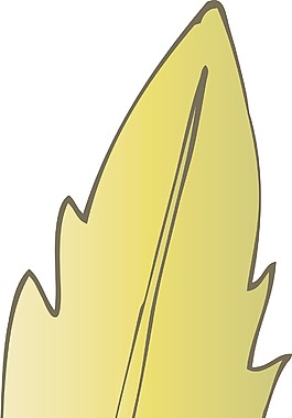 矢量花葉