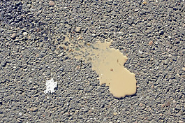 生銹的道路紋理