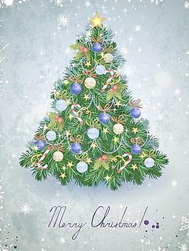 復(fù)古經(jīng)典的圣誕賀卡02矢量素材