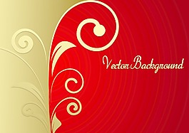 absatract金色花假日的旗幟