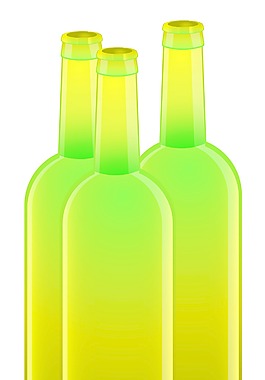 酒精瓶向量