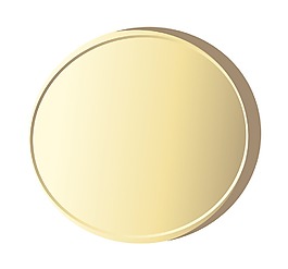 金色光澤的硬幣