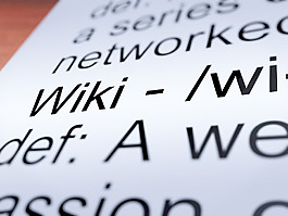Wiki定義特寫顯示在線百科全書