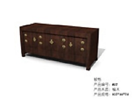 古代橱柜模型