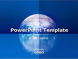 藍色商務合作商務PPT模板