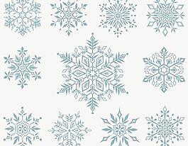圣誕節(jié)雪花背景矢量05矢量