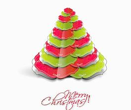 矢量創(chuàng)意的圣誕樹(shù)矢量素材13