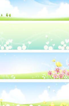 夏季農(nóng)村風光矢量- 2夏天矢量
