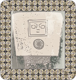 垃圾印加圖標(biāo)矢量插畫