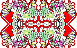 圣诞矢量插画