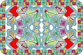 圣誕背景矢量插畫