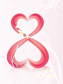 38婦女節主題矢量- 2婦女節主題