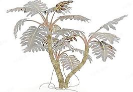 熱帶園林樹木 園林植物3d max模型
