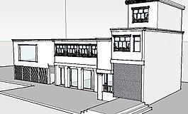 藏式建筑su模型